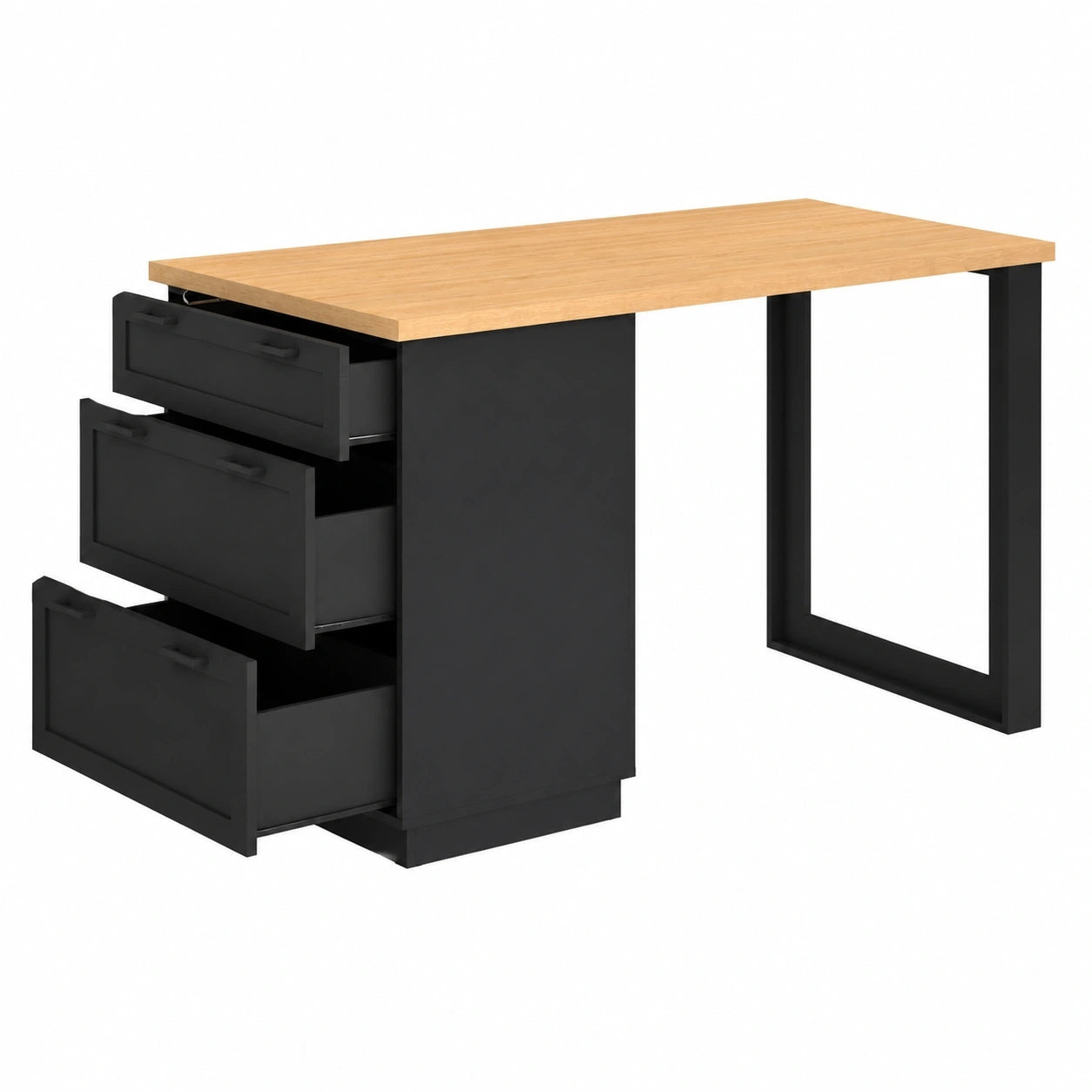 ilot-de-cuisine-repas-debout-4-personnes-avec-tiroirs-noir-et-bois-gsacfd8603sv